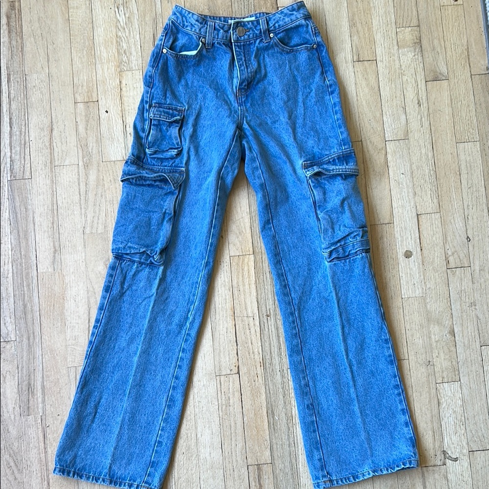 Banjara Blue Cargo Jeans